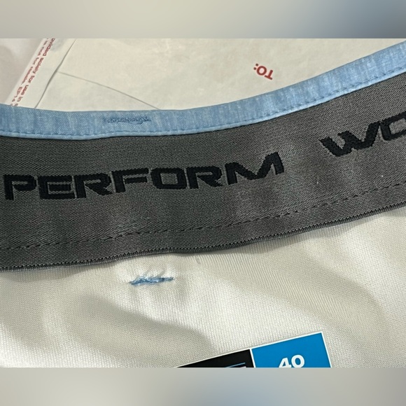 Roundtree & Yorke Performance Men's Blue lightweight Golf Shorts Size 40 - Picture 6 of 6